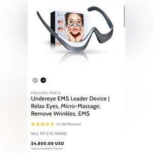 Predire Paris Undereye EMS Leader Device - Black